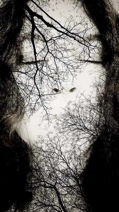 Photographie Visage, paysage © Caroline Gaume ADAGP
